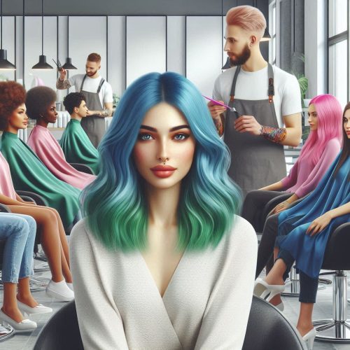 بهترین سالن رنگ مو کرج