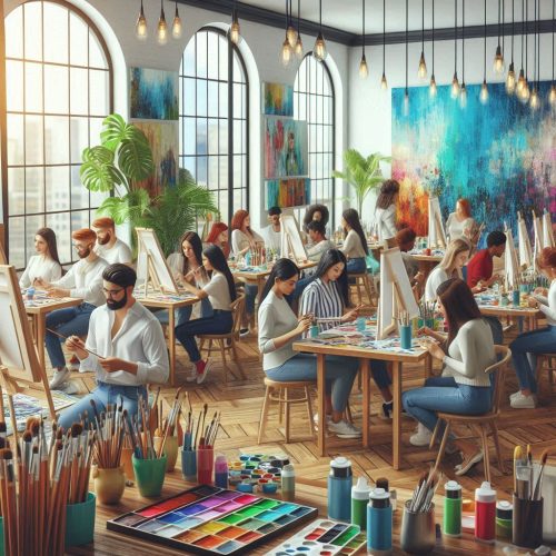 بهترین آموزشگاه نقاشی کرج